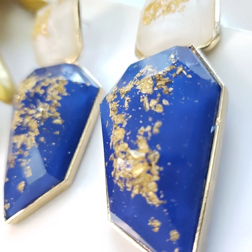Zara Speckled Gold Earrings